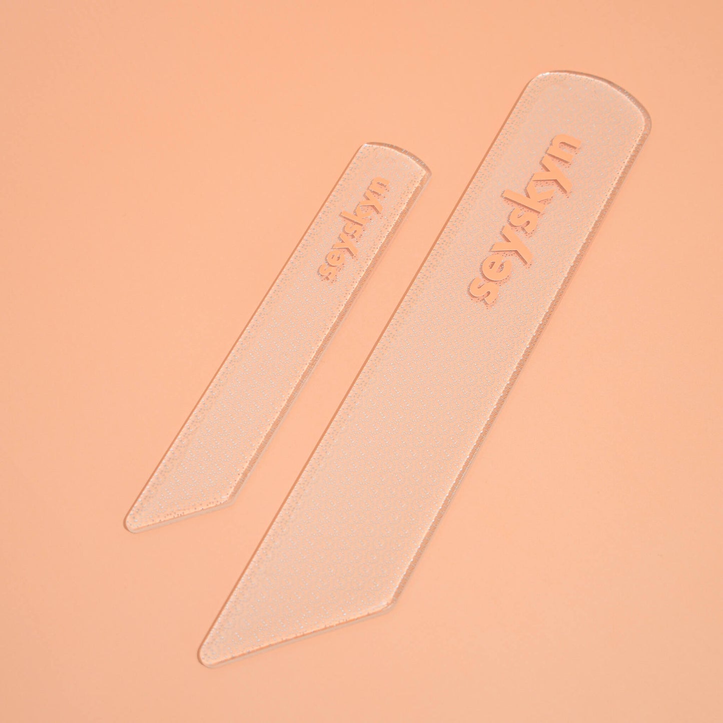 Seyskyn Glass Foot File – Nano Technology for Dry, Cracked Feet Small & Large Glass Foot File Bundle
