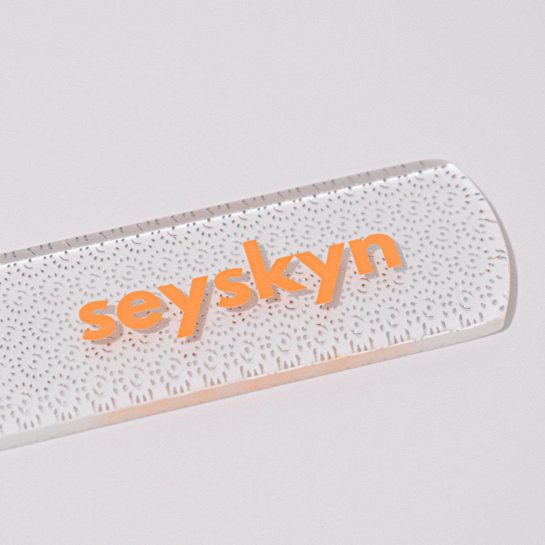 Seyskyn Glass Foot File – Nano Technology for Dry, Cracked Feet Small & Large Glass Foot File Bundle