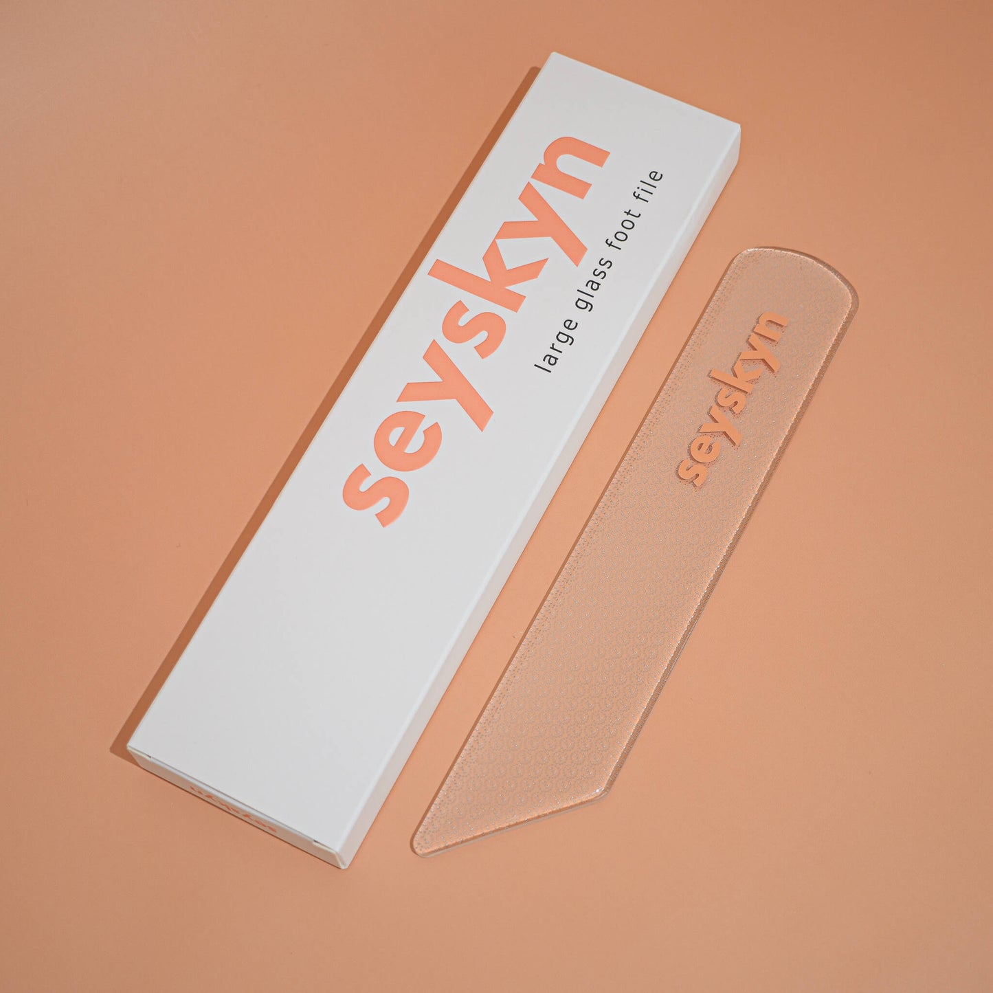 Seyskyn Glass Foot File – Nano Technology for Dry, Cracked Feet Small & Large Glass Foot File Bundle