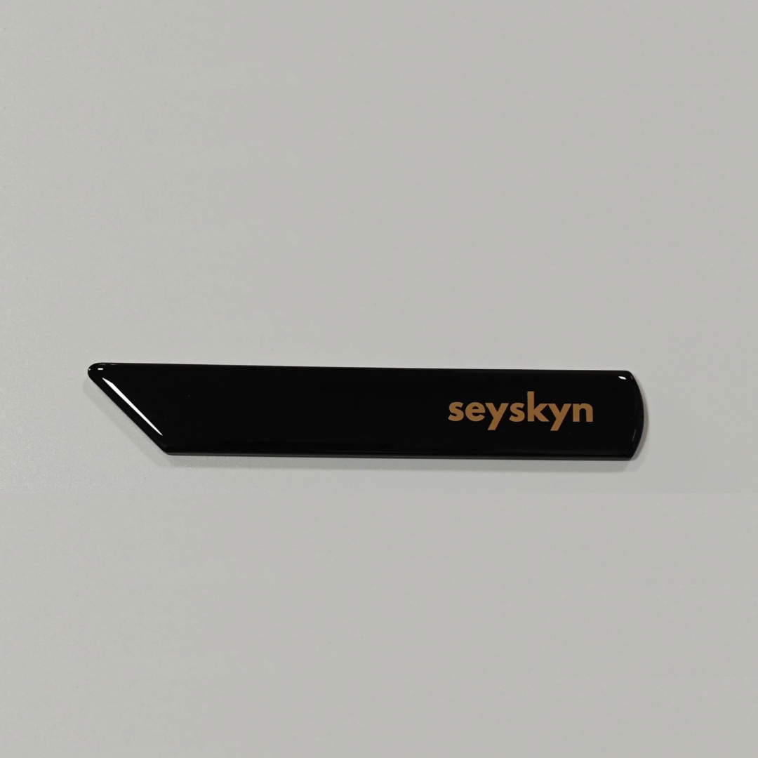 Seyskyn Obsidian Black Glass Foot File